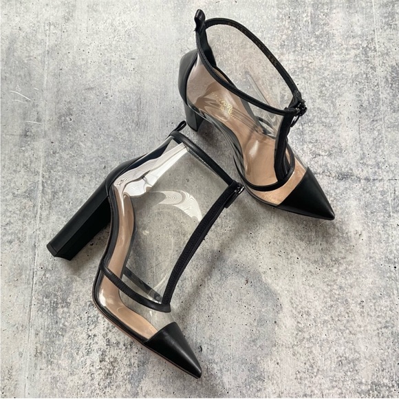 Gianvitto Rossi Watson PVC Panel black Leather Boots 38.5 - Picture 2 of 8